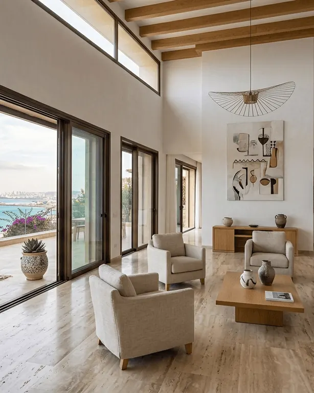 Contemporary residence with clean lines